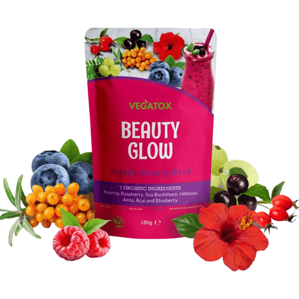 Organic Super Berry Powder | Vegan Collagen Booster | Vegatox