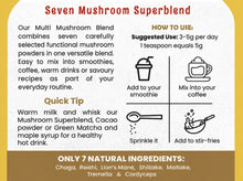 Load image into Gallery viewer, Seven Shrooms - Mushroom Powder
