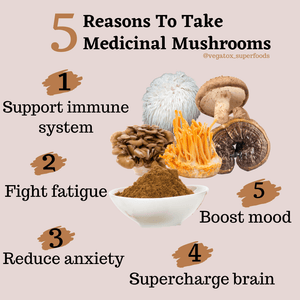 Seven Shrooms - Mushroom Powder - Vegatox